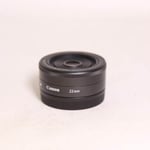 Canon Used EF-M 22mm f/2 STM Pancake Lens