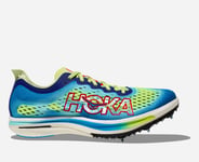 HOKA Cielo FLYX Chaussures en Lettuce/Virtual Blue Taille M40/ W40 2/3 | Compétition