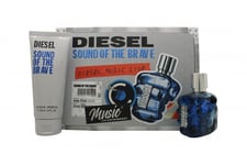 DIESEL SOUND OF THE BRAVE GIFT SET 50ML EDT + 100ML SHOWER GEL - MEN'S FOR HIM