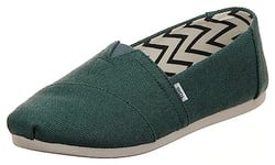 TOMS Femme Alpargata Espadrilles, Vert tempête, 35.5 EU