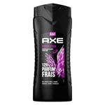 Axe Gel Douche Homme 5 en 1 Provocation, Parfum Noix de Coco & Poivre Noir, Hydratant 24H, 87% d'Ingrédients d'Origine Naturelle - 400ml