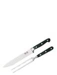 Lion Sabatier Carving Set Pluton 2-Pack Silver