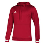 Adidas Men's T19 HOODY M Sweatshirt, Power red/White, XL