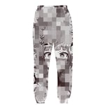 (pesäpallo t-paita2-XXL） 3D Ahegao Hoodie collegepaita Hupullinen Miesten Ujo Girl Face cosplay-vaatteet