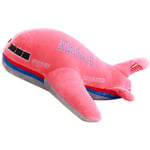 Nouveau 40 Cm Grande Taille Simulation Avion en Peluche Enfants Dormir Dos Coussin Doux Oreiller PoupéEs Rouge