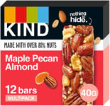 KIND Bars, Gluten Free Snack Bars, Maple Pecan Almond, High Fibre, No Artificial