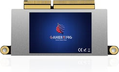 Gamerking 512Go NVMe PCIe SSD pour Mac, 3D NAND TLC Disque Dur Interne Compatible avec MacBook Pro 13 Pouces 2016 et 2017 A1708 EMC 3164/2978 Non-Touch Bar (Interface d'origine)