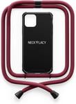 The Phone Necklace - Collier Pour Telephone Portable Iphone 12 Pro Max En Black Berry | Etui Noir Pour Portable Avec Cordon De Haute Qualite ¿¿ Porter Autour Du Cou