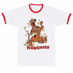 Scooby-Doo - Munchies Unise - Medium - Unisex - New ringer t-shirt - T777z