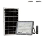 Faro Led Faretto Panneau Solaire Crépusculaire Télécommande 200W ET-31142 S12D