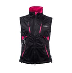 Arrak Softshellvest Acadia W Svart/Rosa XL