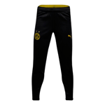 Puma BVB Training Pants Tapered Black/Cyber-Yellow Age 9-10 Years DH013 BB 12