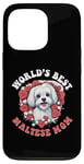 iPhone 13 Pro Maltese Dog Breed Pet World's Best Maltese Mom Case