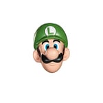DISGUISE Super Mario Bros. Luigi Maske, 73814, Vert/Blanc/Marron, Taille Unique