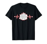 Heart beat of Chess Player Funny Men Boys Kids Chess Lovers T-Shirt