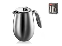 Bodum Columbia Coffee Maker Stainless Steel 8 Cups, Double Wall