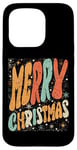 Coque pour iPhone 15 Pro Merry X-Mas Pull de Noël moche Père Noël