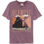 National Parks Olympic Minimalist Landscape Officially Licensed Adult Short Slee