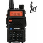 BAOFENG UV-5R Walkie Talkie FM-sändare/mottagare Tvåvägsradio Dubbelskärm 400-520mHZ 5W Tvåkanals amatörradio Uppladdningsbar handhållen radio med