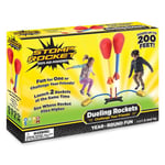 Stomp Rocket Original Dueling Rocket Launcher for Kids - Soars 200 Ft - 4 Rockets and Multi-Player Adjustable Launcher Stand - Fun Outdoor Toy and Gift - Boys or Girls Age 5+ Years Old