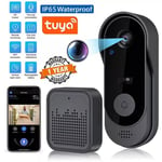 Upgraded 1000 mAh WiFi HD Video Doorbell Camera Wireless with Battery Chime,UK