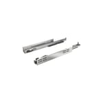 Hettich - Coulisse bois quadro 4d v6 silent system - Profondeur intérieur de caisson mini : 263 mm - Longueur : 250 mm Zingué