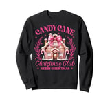 Candy Cane Christmas Club Merry Christmas Gingerbread House Sweatshirt