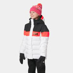 Helly Hansen Junior Girl Diamond Varm Stilig Skijakke Hvit 128/8