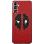 ERT GROUP Coque de téléphone Portable pour Samsung A14 4G/5G Original et sous Licence Officielle Marvel Motif Deadpool 012 Parfaitement adapté à la Forme du téléphone Portable, Coque en TPU