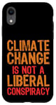 Coque pour iPhone XR Le changement climatique n'est pas une conspiration libérale