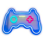 Neon LED USB Gamepad Gra Model - Blå