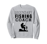 Legendary Fishing Coach Fishing Bigfoot Yeti Sasquatch Sweatshirt