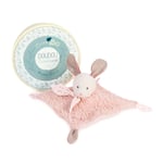 Doudou & Compagnie Lapin en coton bio ROSE