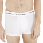 Calvin Klein 3P Cotton Stretch Low Rise Trunks Hvit/Grå bomull Small Herre