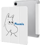 Étui Pour Ipad Pro 2021 Moomin 12,9 Pouces, Type Ordinateur Portable, Support À Trois Volets Avec Porte-Stylo, Veille/Réveil Automatique