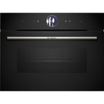 Bosch CSG7361B1 Series 8, Built-in compact oven with steam function 60 x 45 cm Black