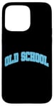 Coque pour iPhone 15 Pro Max Graphique bleu Old School Blue Graphic