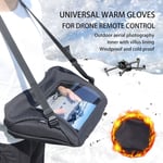 with Shoulder Strap Drone Controller Warm Gloves for DJI Remote Controller