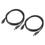 PS/2 Mouse and Keyboard Extension Cable 6P 4.92 Feet Male to Female 2Pcs