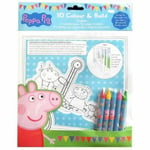 Peppa Pig 3D Colour & Build Set - Stationery Pen School Bag Back To