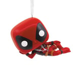 Hallmark Deadpool Funko Pop, Hanging Ornament, MARVEL Tree Decoration, Resin Hanging Ornament, Christmas Hanging Ornament, Gifts for Christmas