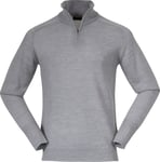 Bergans Bergans Men's Ulriken Light Merino Jumper Magnesium Grey M, Magnesium Grey