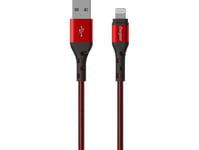 Energizer Usb Cable Energizer Ultimate - Usb-A To Lightning Connection Cable Mfi Certified 2M (Red)