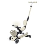 Globber - Trottinette Évolutive Go-Up Baby 360 Lights - Taupe