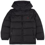 Ralph Lauren Logo Dunjacka Svart | Svart | 2 years