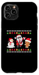 Coque pour iPhone 11 Pro Pull de Noel Christmas Dab Pere Noel Pain D'epice Noel