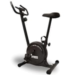 Urban Fitness Magnetic Exercise Bike Quiet Home Cardio Machine, Indoor Stationary Cycling Workout, Interactive LCD Display and Vertical Seat Adjustment