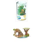 Papo - Figurines A Collectionner - Mini Plus Animaux Sauvages Lot 1 (Tube, 6 pcs) Figurines + Mini Savane ENVIRONEMENT ISIPLAY - pour Enfants - Convient aux Filles Et Garçons - A Partir De 3 Ans