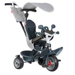 Smoby - Tricycle Baby Driver Gris - Evolutif 3 en 1 - pour Les Enfants de 10 Mois à Plus de 3 Ans - 7600741503