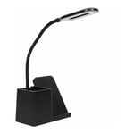 Lampe de Bureau Flexible "Multifonction" 44cm Noir